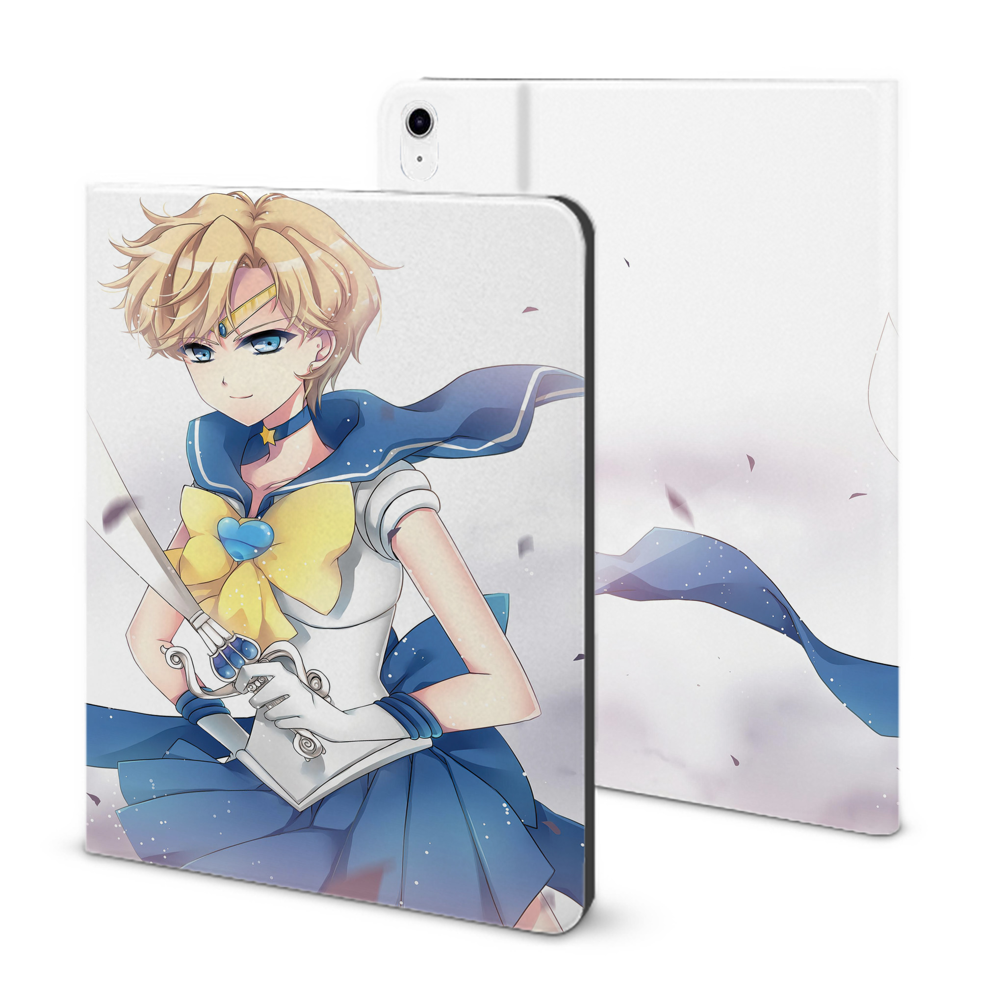 （画像用） 美少女戦士セーラームーン Sailor Moon IPad ケース ブック型 PUレザー TPU 耐衝撃 軽量 薄型 ペン収納なし 全面保護 IPad 各モデル対応